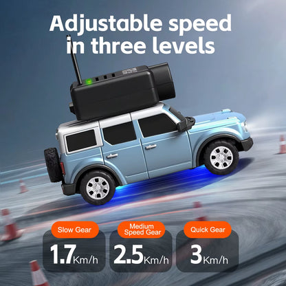 6405 1/64 Full Size Mini RC Car with FPV HD Camera 2.4G with Gyroscope Remote Control Cars Gifts for Desktop Toys